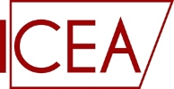 Logo ICEA rosso su f bianco